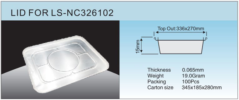 LID FOR LS-NC326102 DECKEL FÜR LS-NC326102