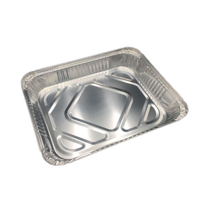 2500 ml mittelgroßes rechteckiges Grill-Backblech aus Aluminiumfolie
