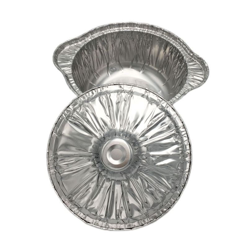 8-Zoll-Dampfpfanne aus Aluminiumfolie mit Deckel