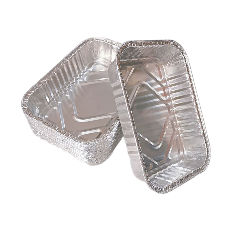 600 ml rechteckiges Catering-Backblech aus Aluminiumfolie