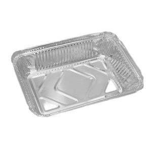 750 ml kleines, rechteckiges, abgedecktes Backblech aus Aluminiumfolie