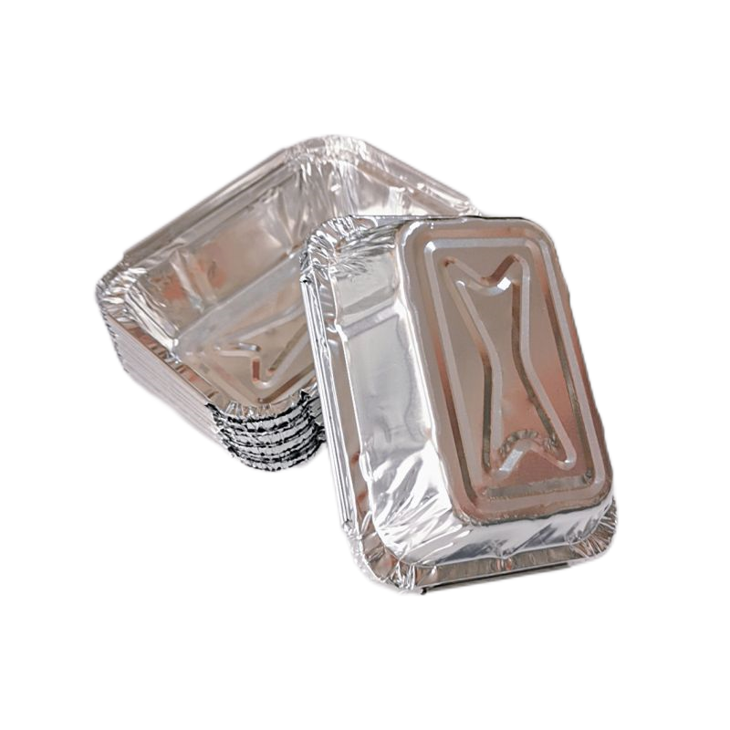 180 ml kleines Catering-Tablett aus Aluminiumfolie für Einweggeschirr