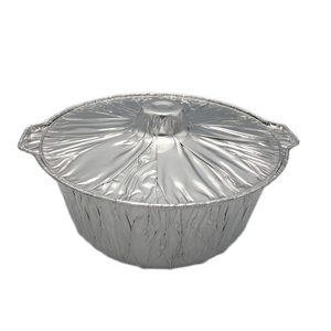 11,5-Zoll-Einwegtöpfe aus Aluminiumfolie mit Deckel