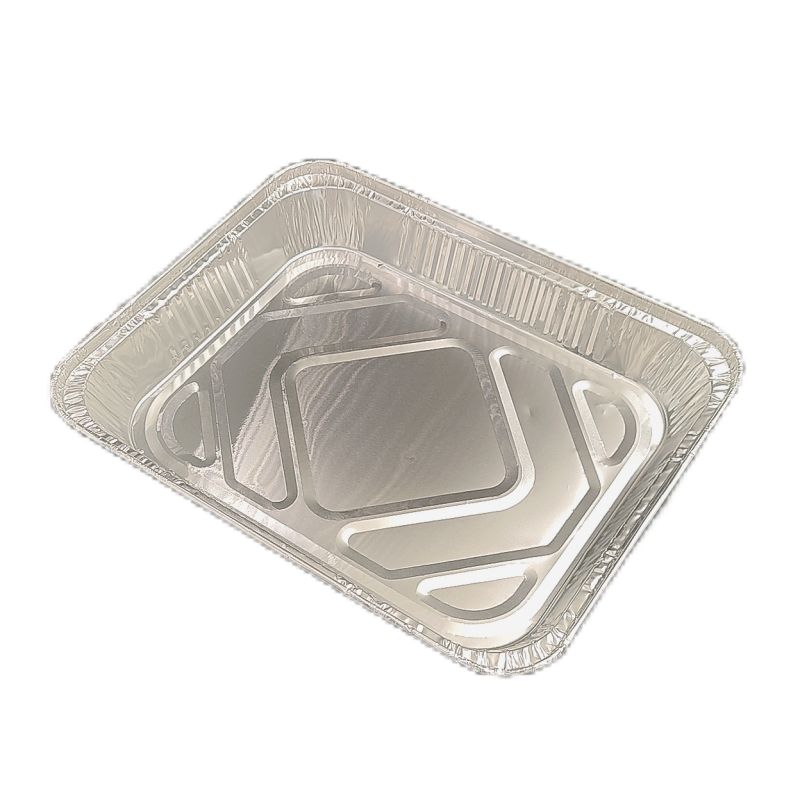 Einweg -Aluminiumfolien -Lebensmittelbehälter zum Backen von Rösten