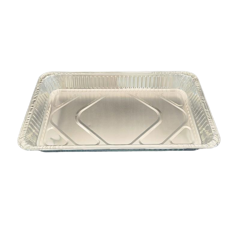 Extra großer 6500 ml Aluminiumfolienofenblech mit Deckel, langlebig