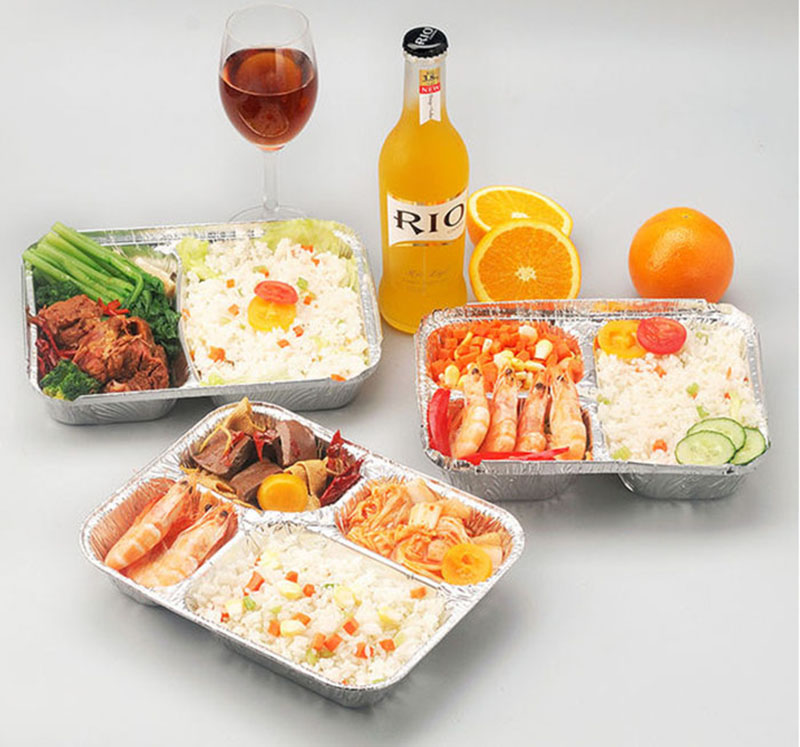 Aluminiumfolienplatte mit 3 Fächern und mehreren Gittern