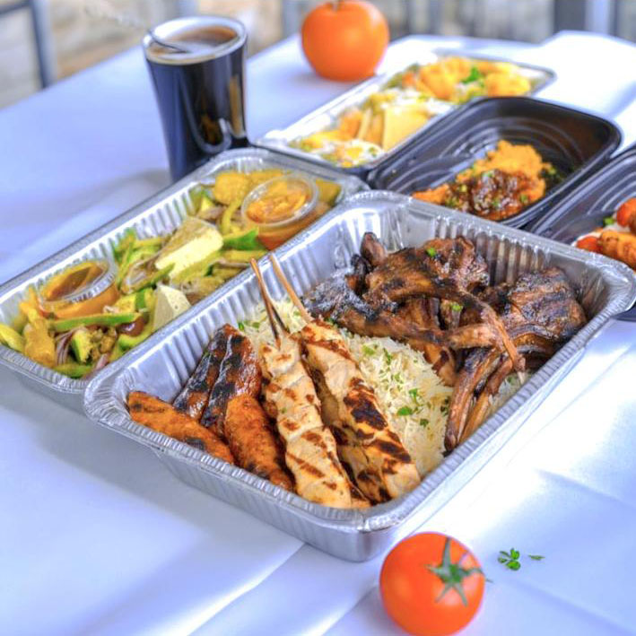 280 ml kleine quadratische Einweg-Kochgeschirr-Pfannen aus Aluminiumfolie für die Zubereitung von Mahlzeiten