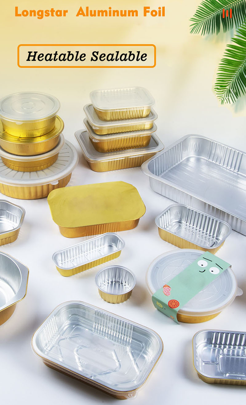 ofenfester Beh&auml;lter aus Aluminiumfolie