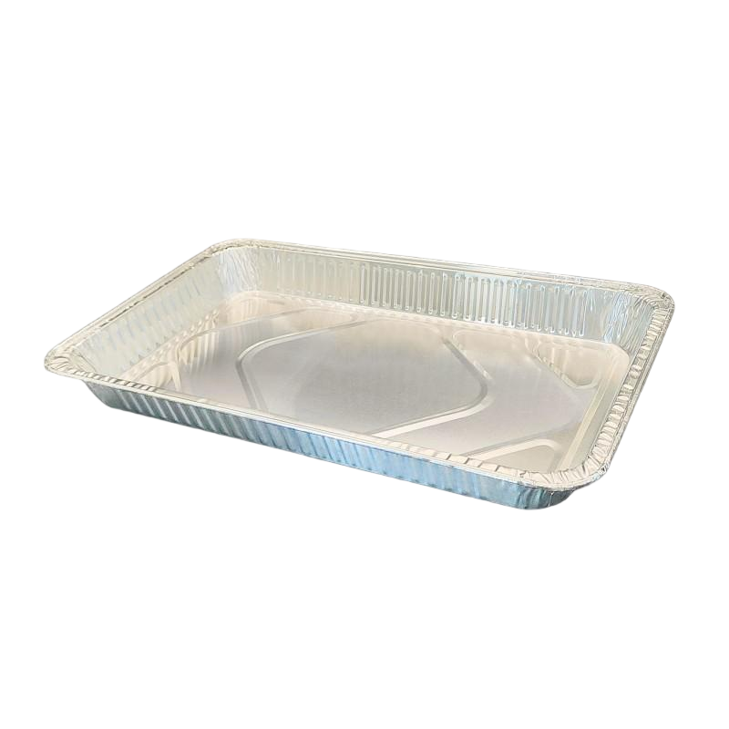 Extra großer 6500 ml Aluminiumfolienofenblech mit Deckel, langlebig