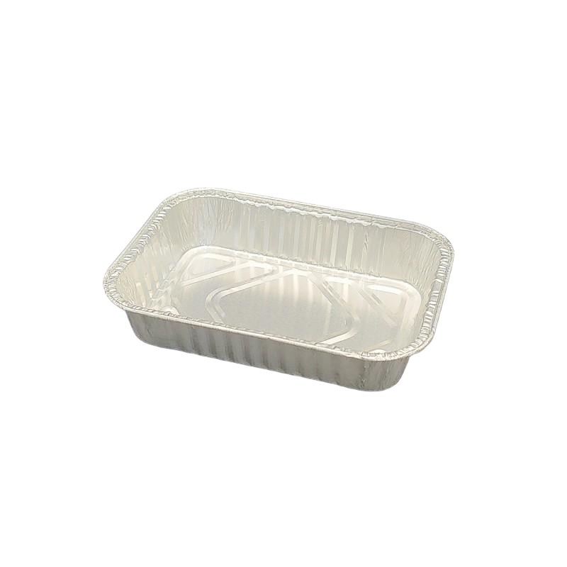 600 ml rechteckige Aluminiumfolie Catering Backschale