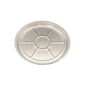 9 -Zoll -Mittel mit mittlerer Folie Flan -Gerichte Catering Pizza Pan Catering