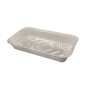 850 ml rechteckige Aluminiumfolie, flache Kanten