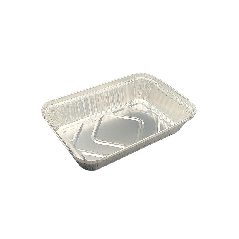 Aluminium -Takeout -Behälter mit sicheren Deckeln
