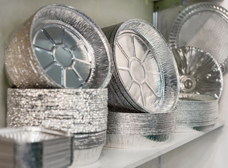 Runde Pizza -Backschale