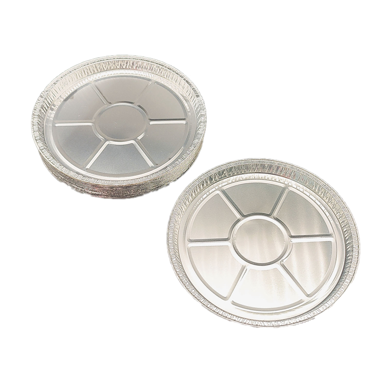 9 -Zoll -Mittel mit mittlerer Folie Flan -Gerichte Catering Pizza Pan Catering