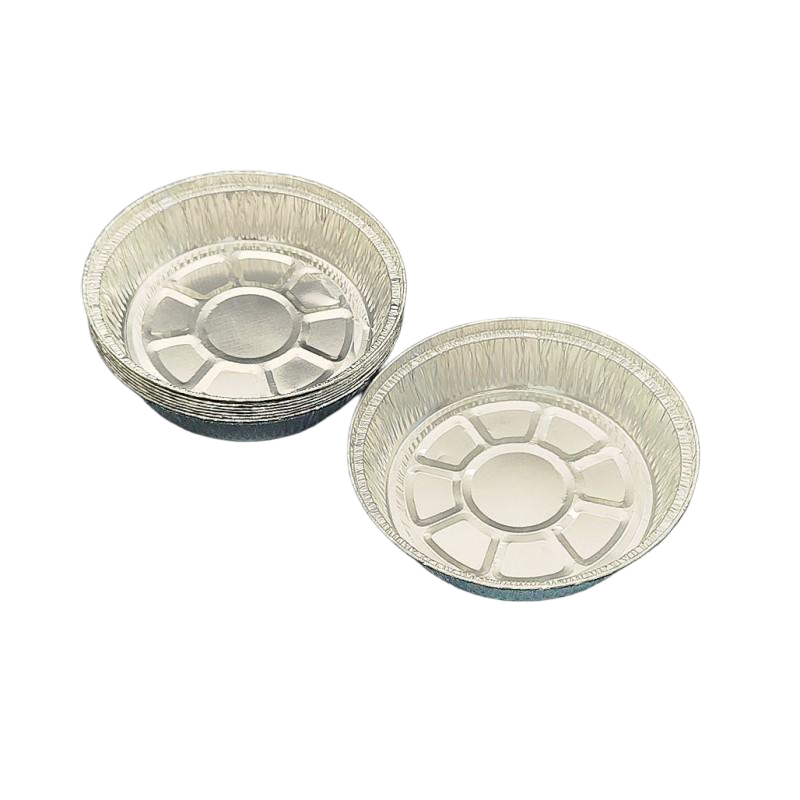 7-Zoll-Aluminiumfolie-Backformen mit sicheren Deckeln, Einweg