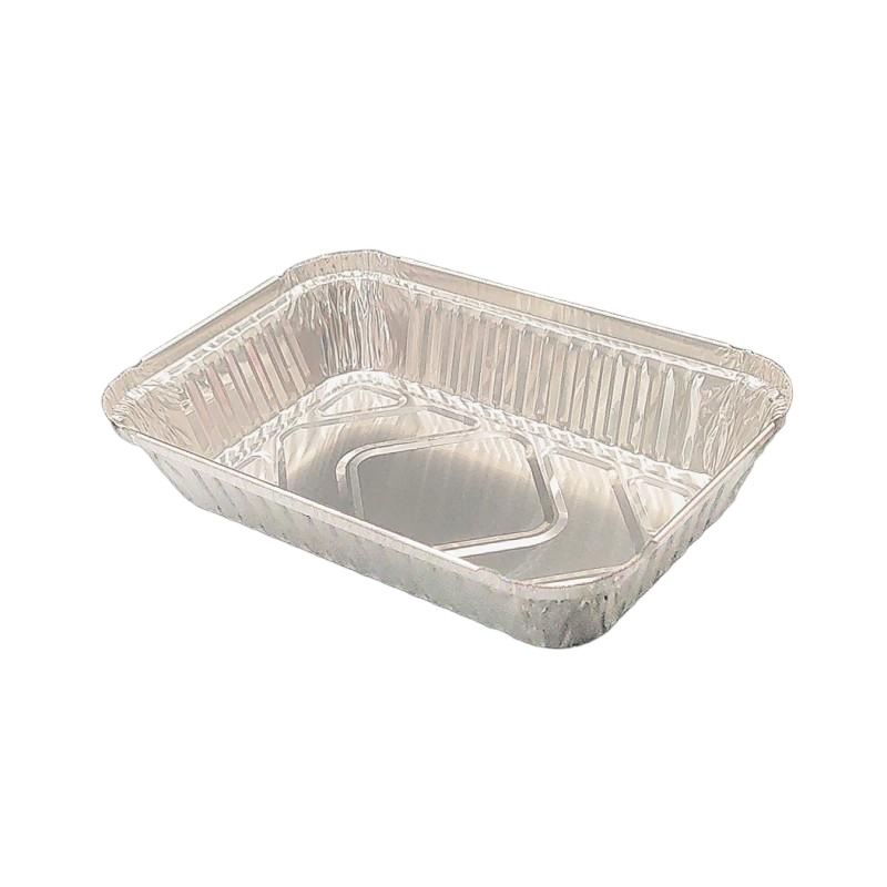 Rechteckige 750 ml bedeckte Aluminiumfolie Kochpfanne