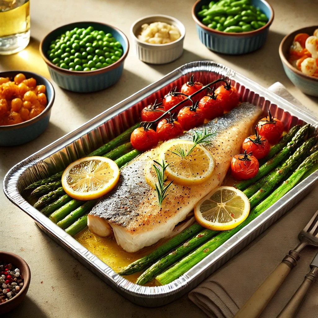 Rechteckige Aluminiumfolienschale (2) 