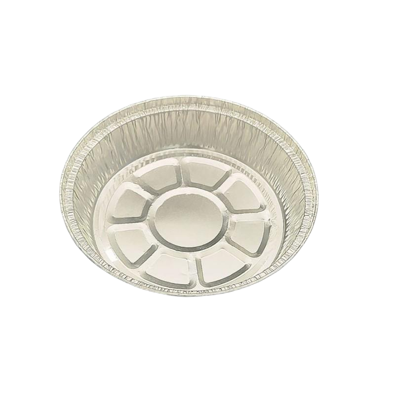 7-Zoll-Aluminiumfolie-Backformen mit sicheren Deckeln, Einweg