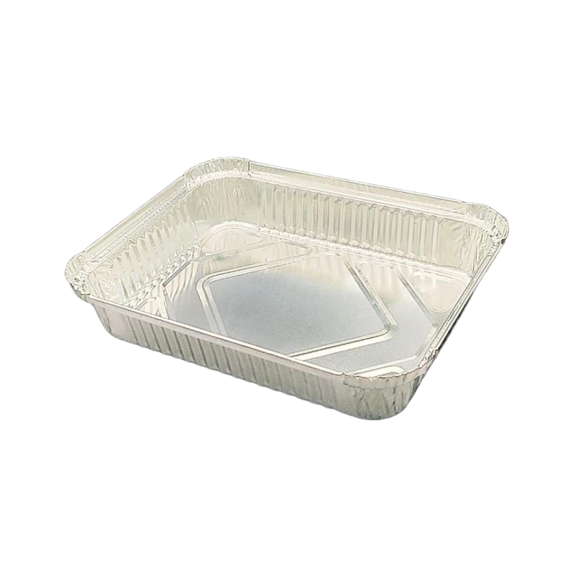 900 ml mittlere rechteckige Aluminiumfolie gebackene Muffinpfanne