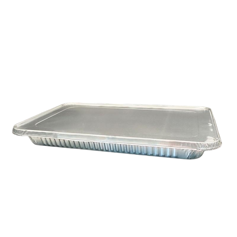 Extra großer 6500 ml Aluminiumfolienofenblech mit Deckel, langlebig