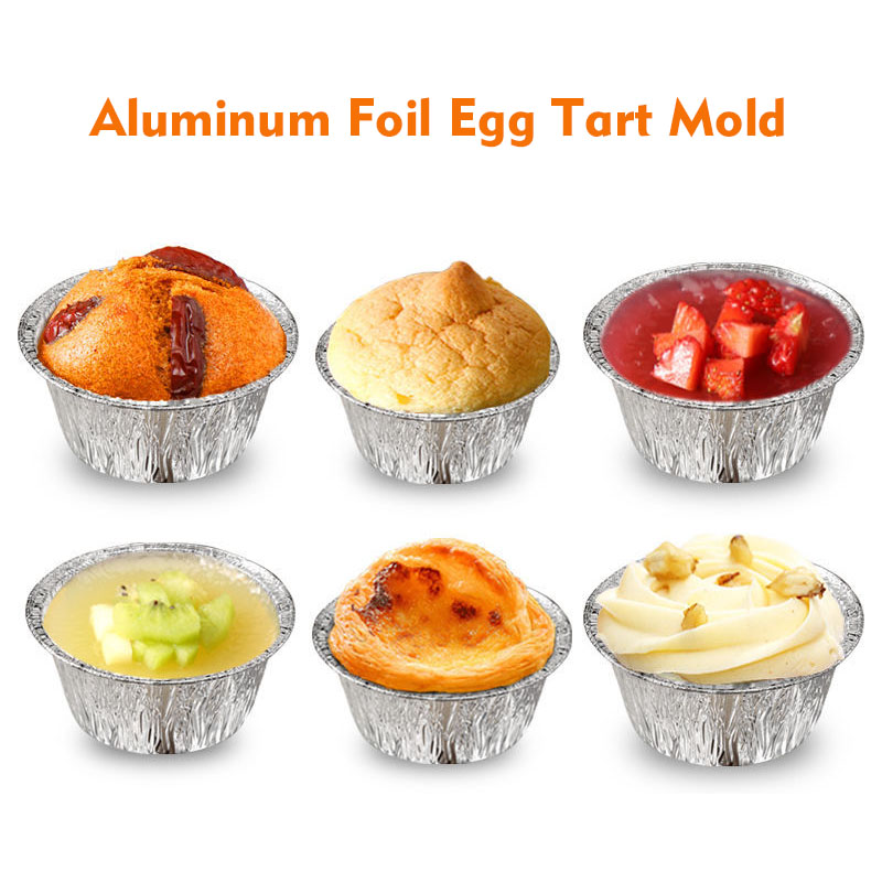 Kleine runde Eiertorte Aluminiumfolienbehälter