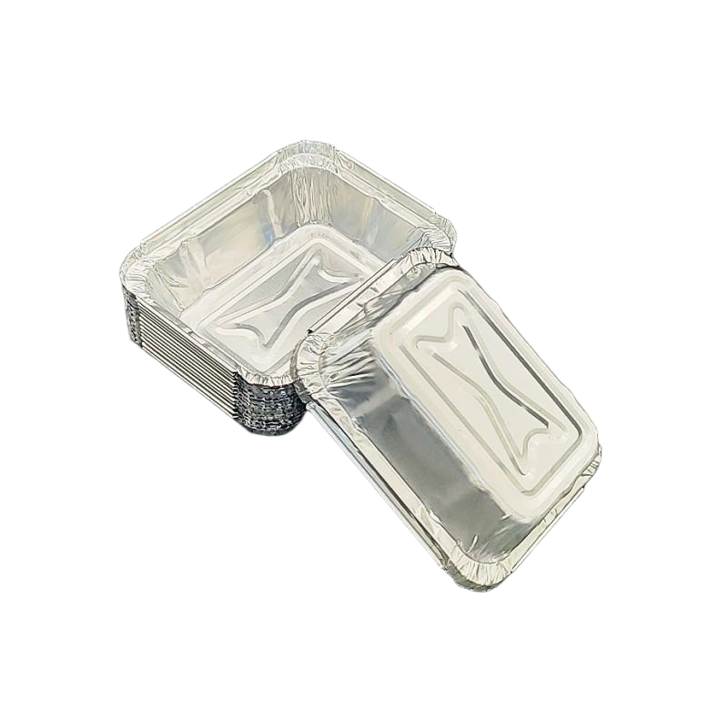 180 ml Mini -Aluminiumfolienschale zum Backen und zum Mitnehmen 
