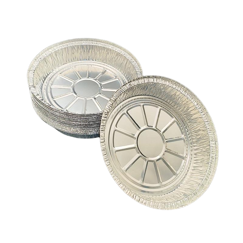 8-Zoll-Premium-Aluminiumfolienpfannen, Einweg und recycelbar