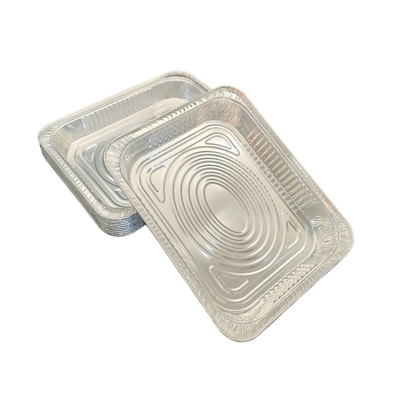 2450 ml große Aluminiumfolie Truthahngrillplatte