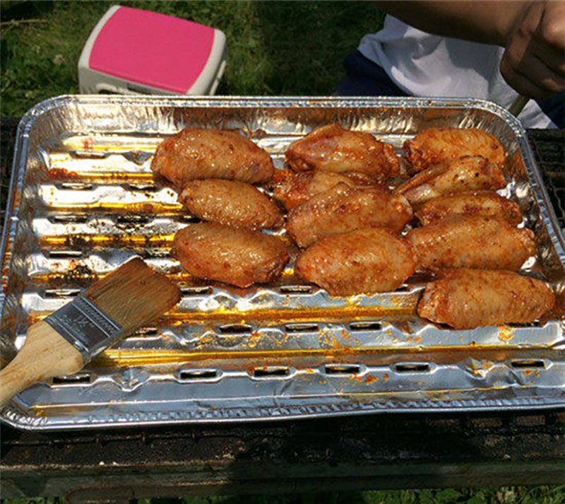 Grillfolie Tablett