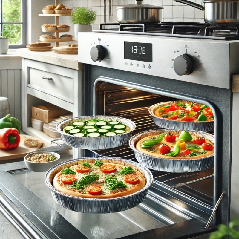 Ofen -Aluminiumfolienpfannen