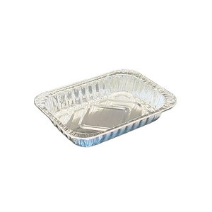 Kleine Einweg -Aluminiumfolie -Lebensmittelschale zum Backen oder Mitnehmen