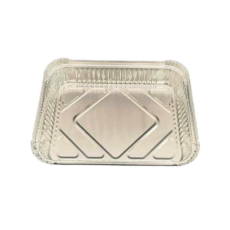 900 ml mittlere rechteckige Aluminiumfolie gebackene Muffinpfanne