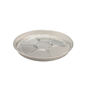 10-Zoll-Pizzaplatte aus Aluminiumfolie, ofenfestes Tablett