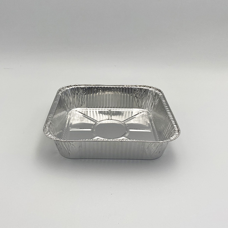 Quadratische Platte aus Aluminiumfolie
