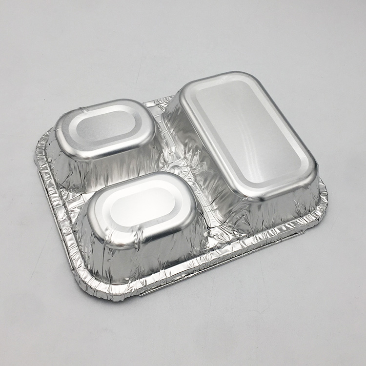 Einweg-Mahlzeitbox aus Aluminiumfolie