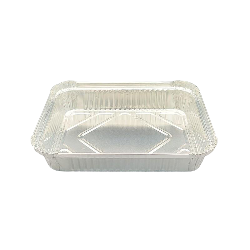 900 ml mittlere rechteckige Aluminiumfolie gebackene Muffinpfanne