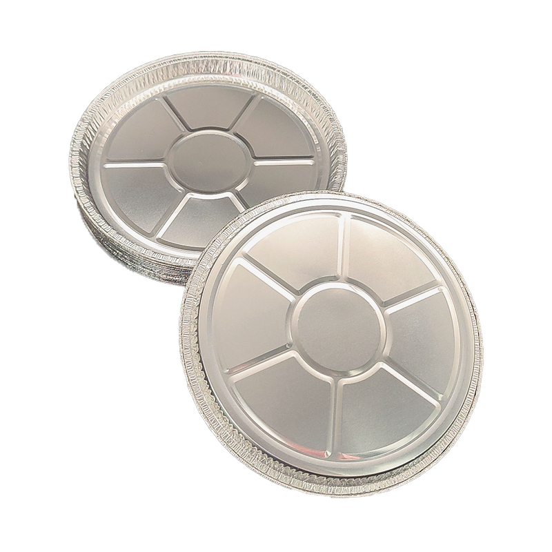 9 -Zoll -Mittel mit mittlerer Folie Flan -Gerichte Catering Pizza Pan Catering