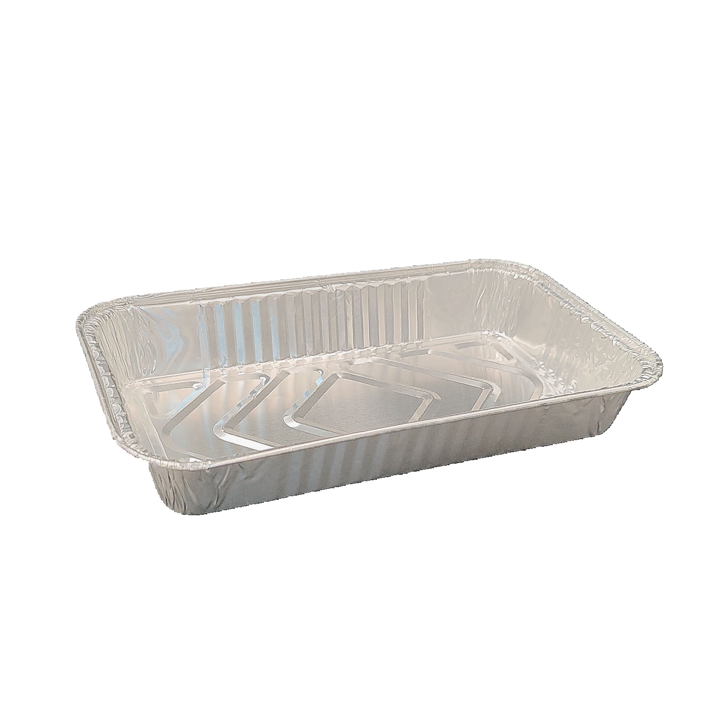 850 ml rechteckige Aluminiumfolie, flache Kanten