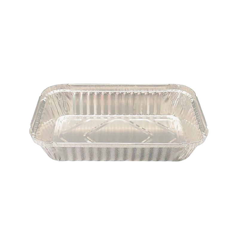 Rechteckige 750 ml bedeckte Aluminiumfolie Kochpfanne