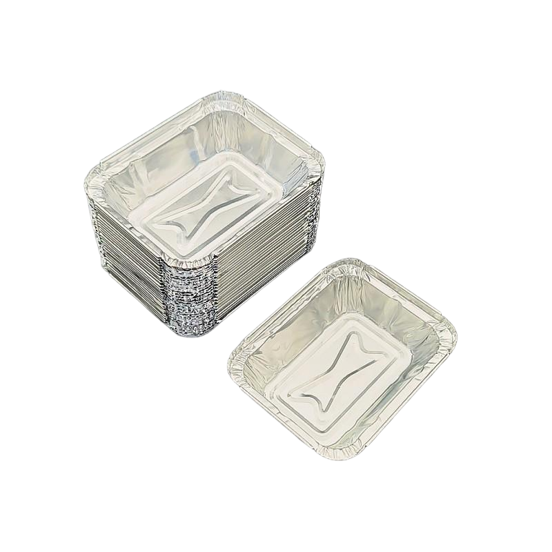 180 ml Mini -Aluminiumfolienschale zum Backen und zum Mitnehmen 