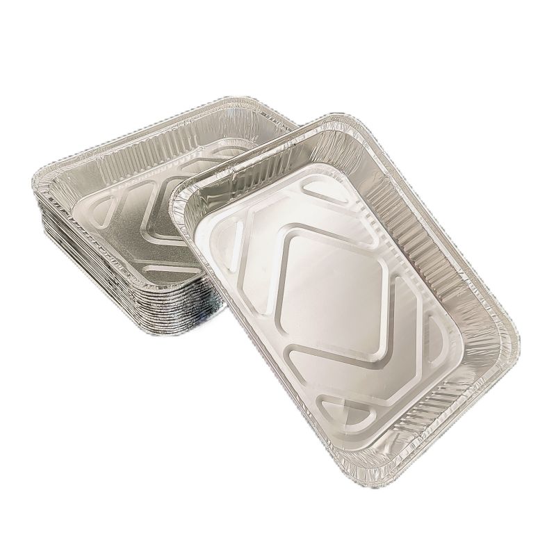 Einweg -Aluminiumfolien -Lebensmittelbehälter zum Backen von Rösten