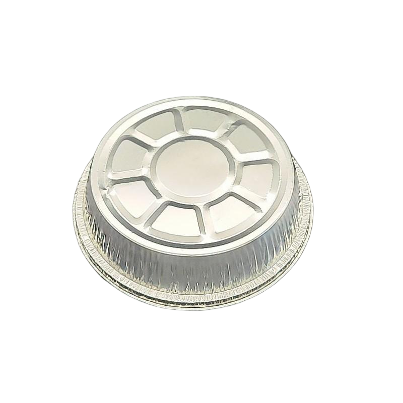 7-Zoll-Aluminiumfolie-Backformen mit sicheren Deckeln, Einweg