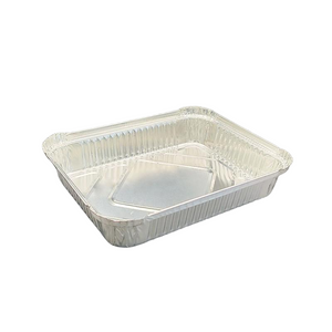 900 ml mittlere rechteckige Aluminiumfolie gebackene Muffinpfanne