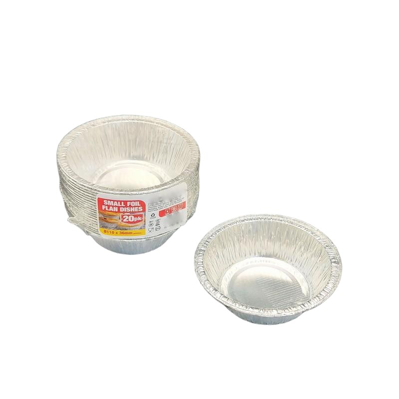 Kleine runde Eiertorte Aluminiumfolienbehälter