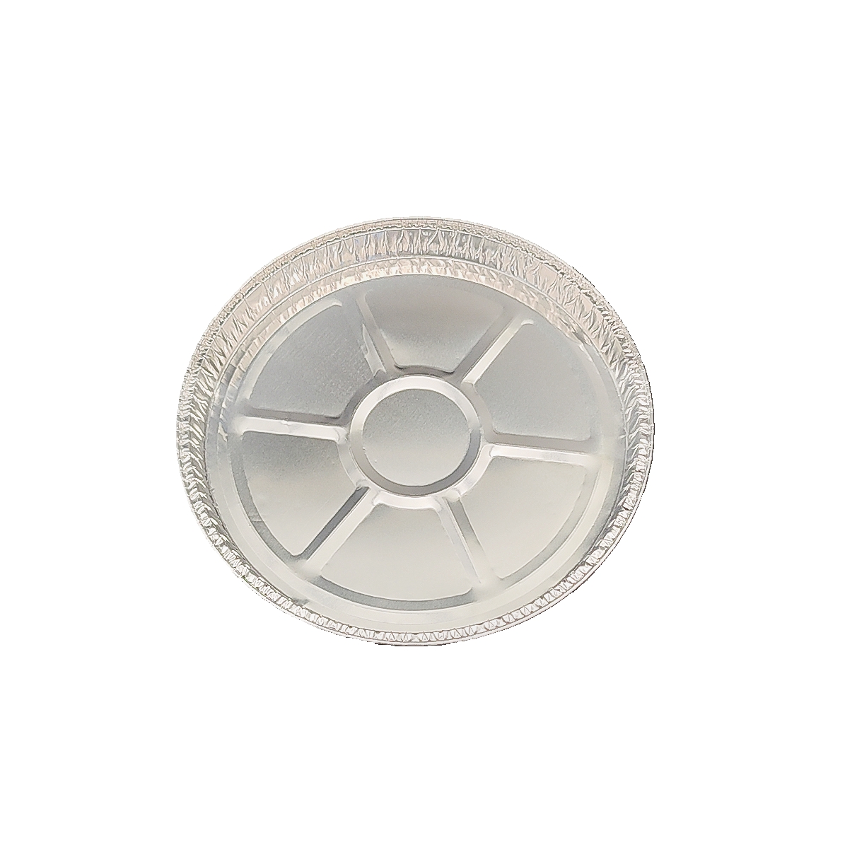10-Zoll-Pizzaplatte aus Aluminiumfolie, ofenfestes Tablett
