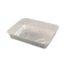Mittel rechteckige Aluminiumfolie Grillplatte Ofen Backschale
