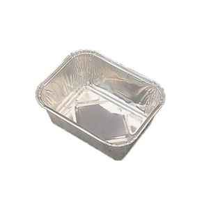 250 ml niedliche Mini-Einweg-Kastenpfannen-Auflaufform aus Aluminiumfolie