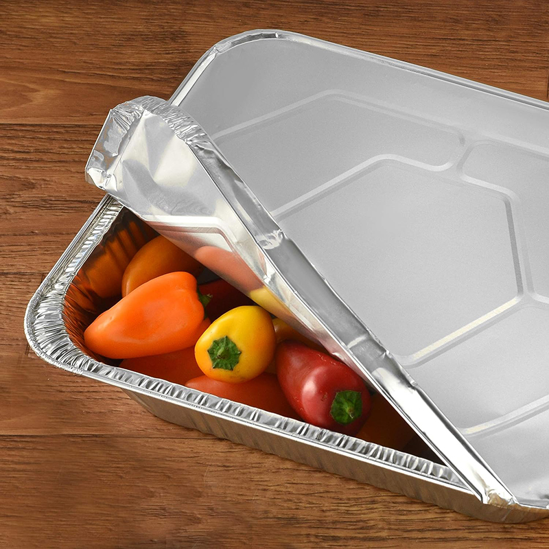 6800 ml extra großer rechteckiger Folienbratenblätter