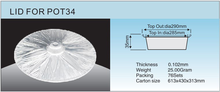 DECKEL F&Uuml;R TOPF34
